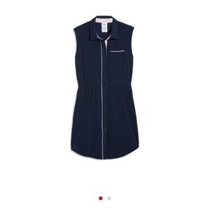 PUMA X ARNOLD PALMER GOLF 
Navy Button-Up Midi Golf Dress